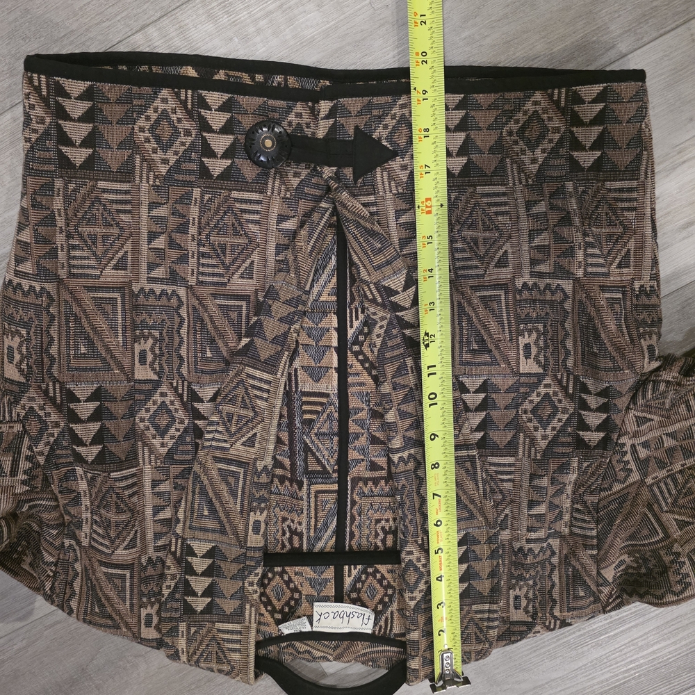 ✨ Flashback Vintage Aztec Cropped Jacket (Medium) ✨ BOHO - Picture 11 of 11